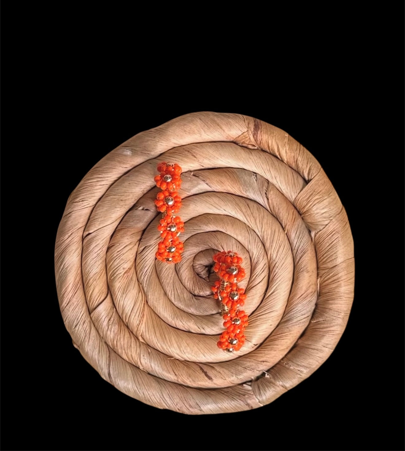 Orange Hoops “Arracadas Naranja”