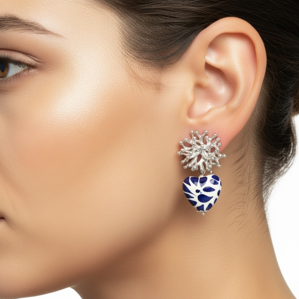 Talavera Cobalto + Coral