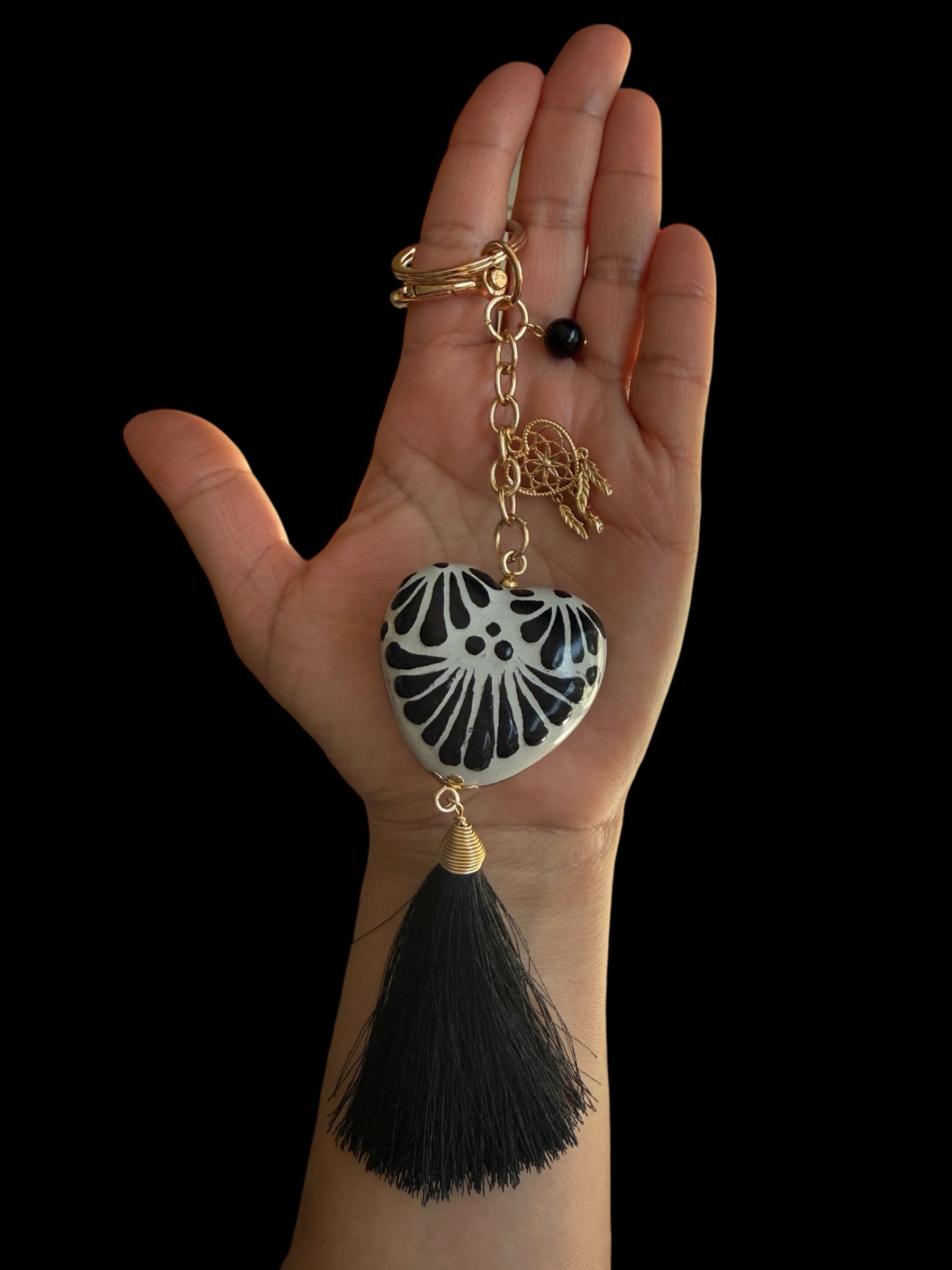 Black Heart keychain
