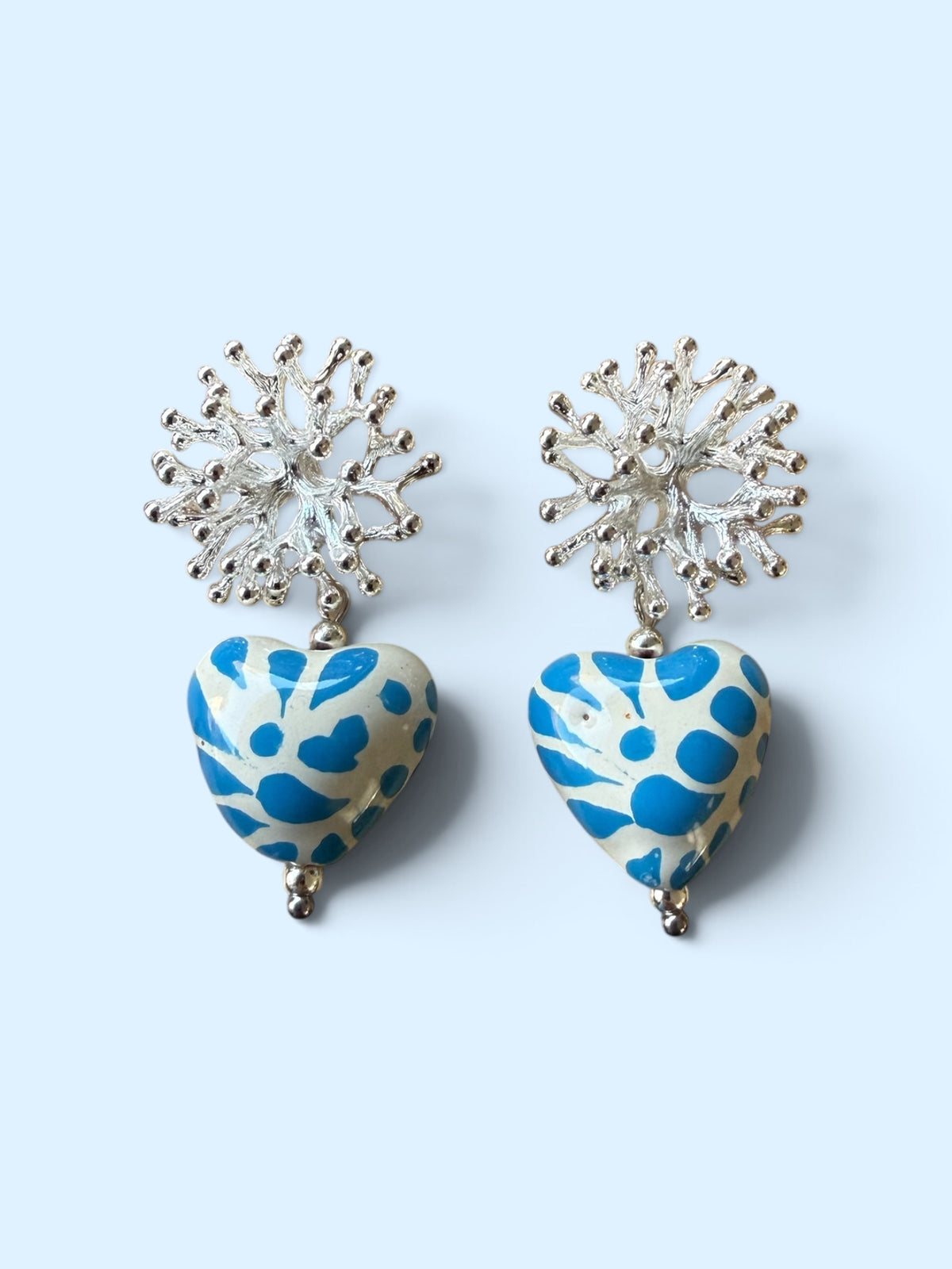 Blue + Silver Coral