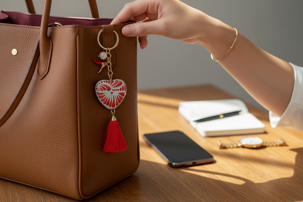 Red Heart keychain