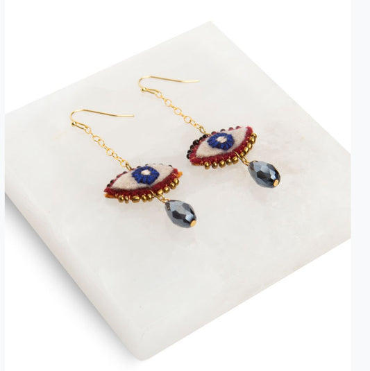Ojito handmade earrings