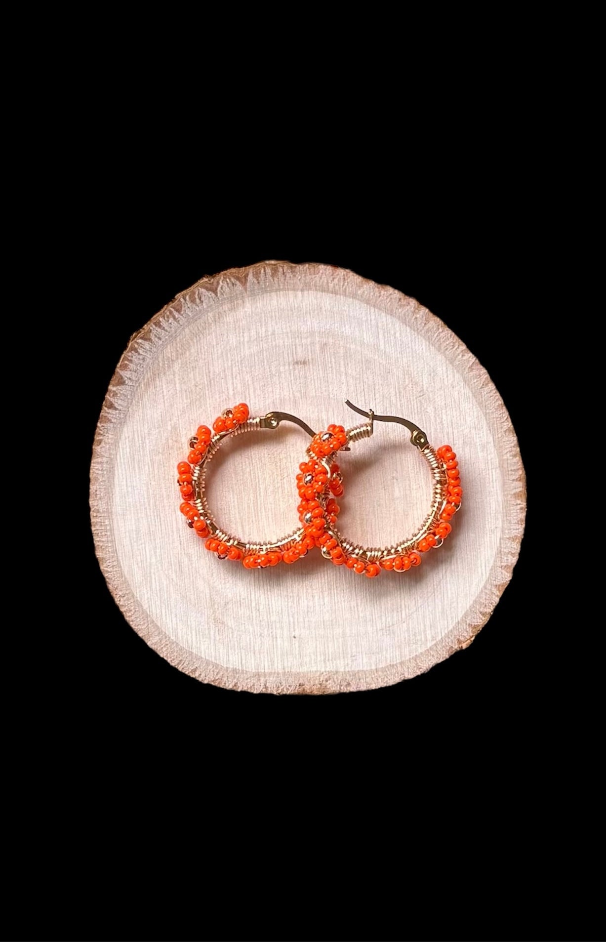 Orange Hoops “Arracadas Naranja”