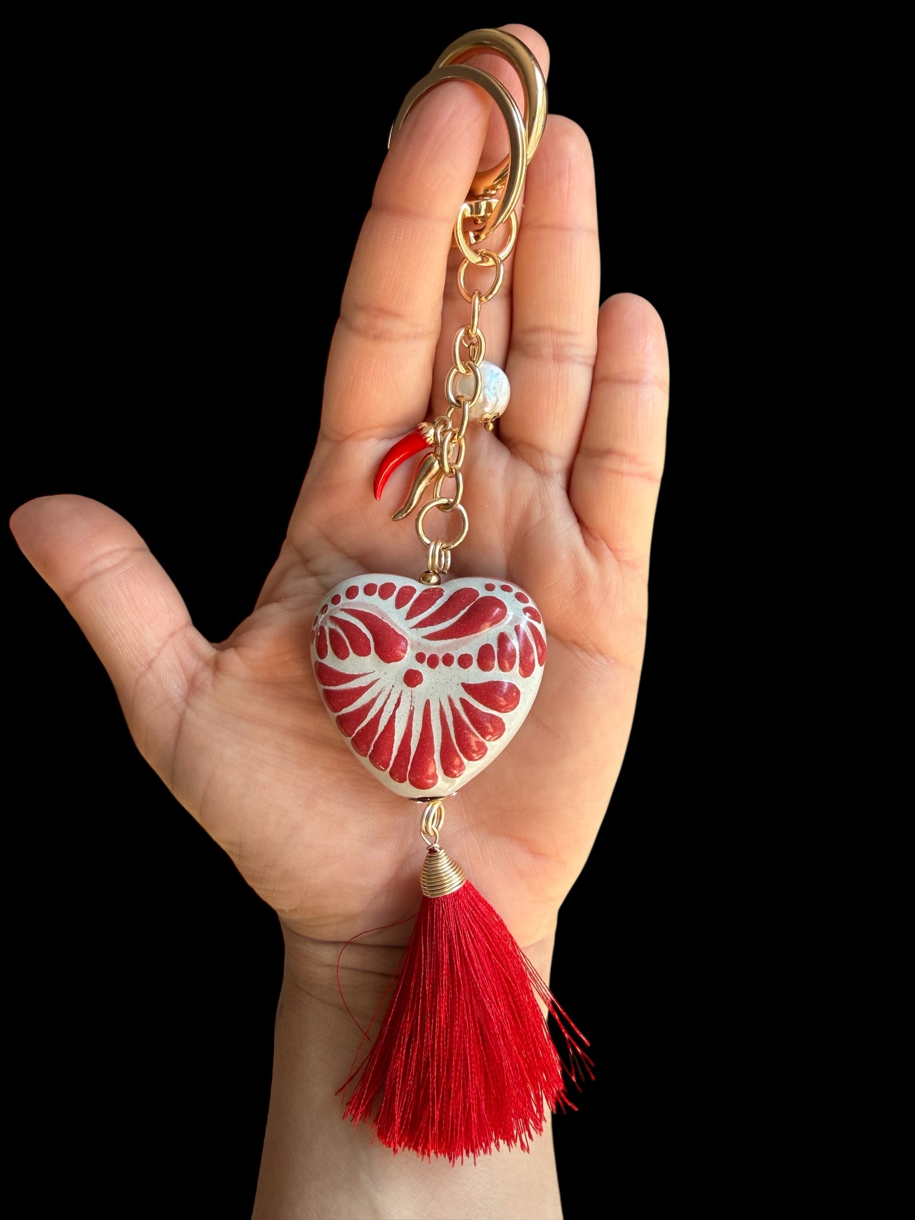 Red Heart keychain