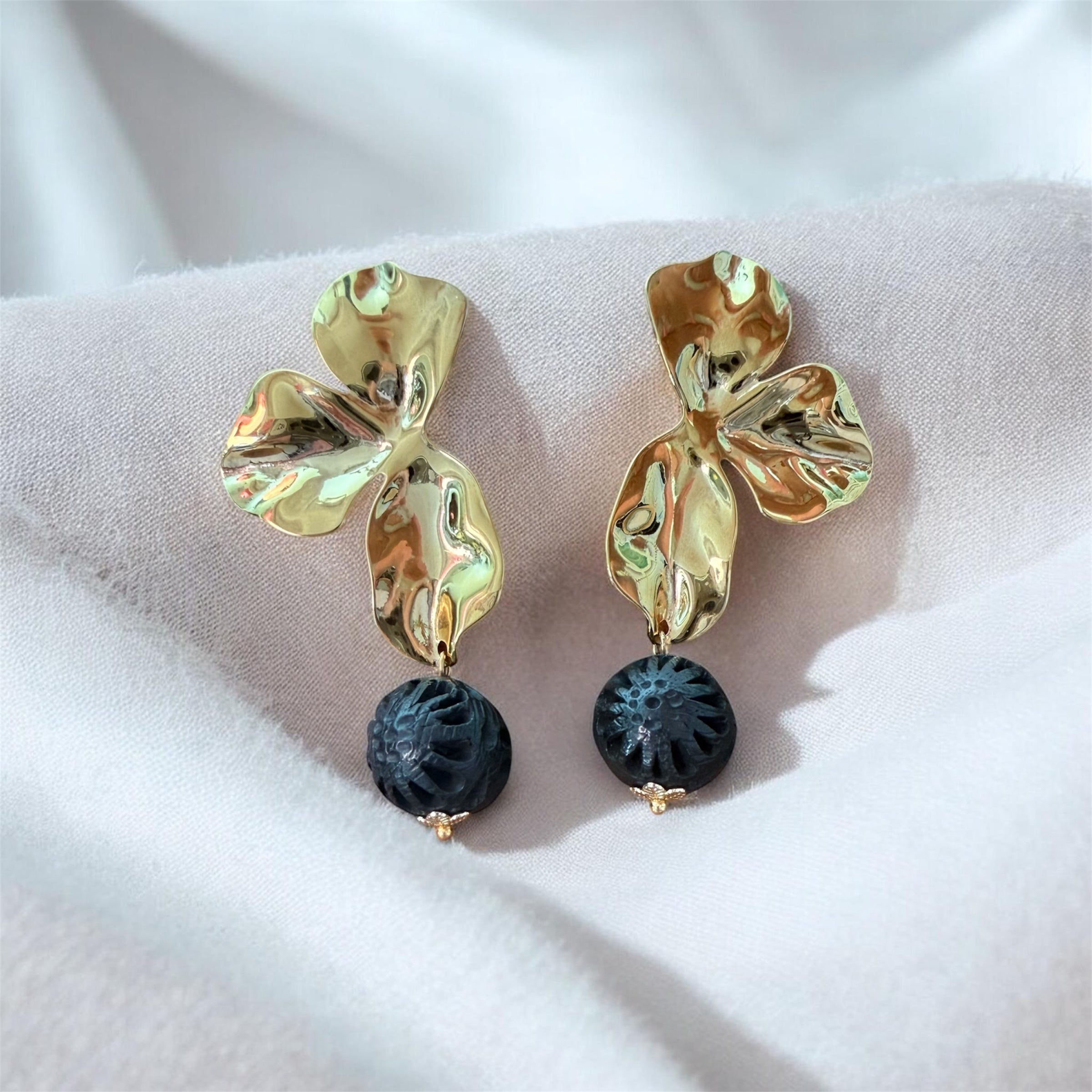 Golden Drop Earrings