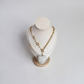 White Talavera necklace Maxi